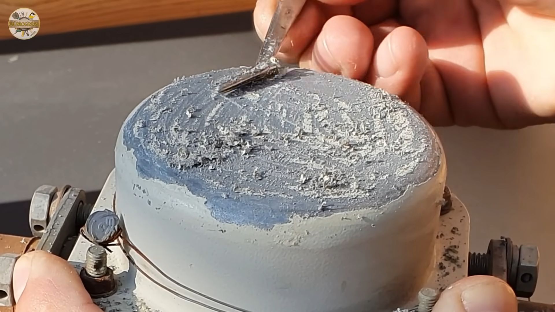 Vaseline und Essig Mischung