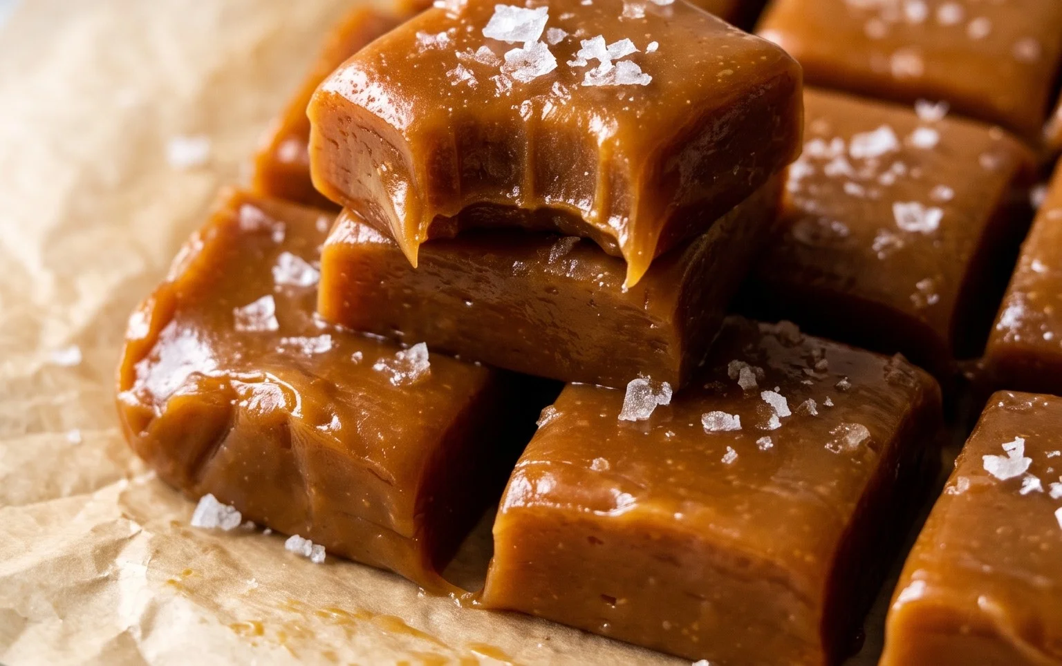 Caramels mous  à la fleur de sel