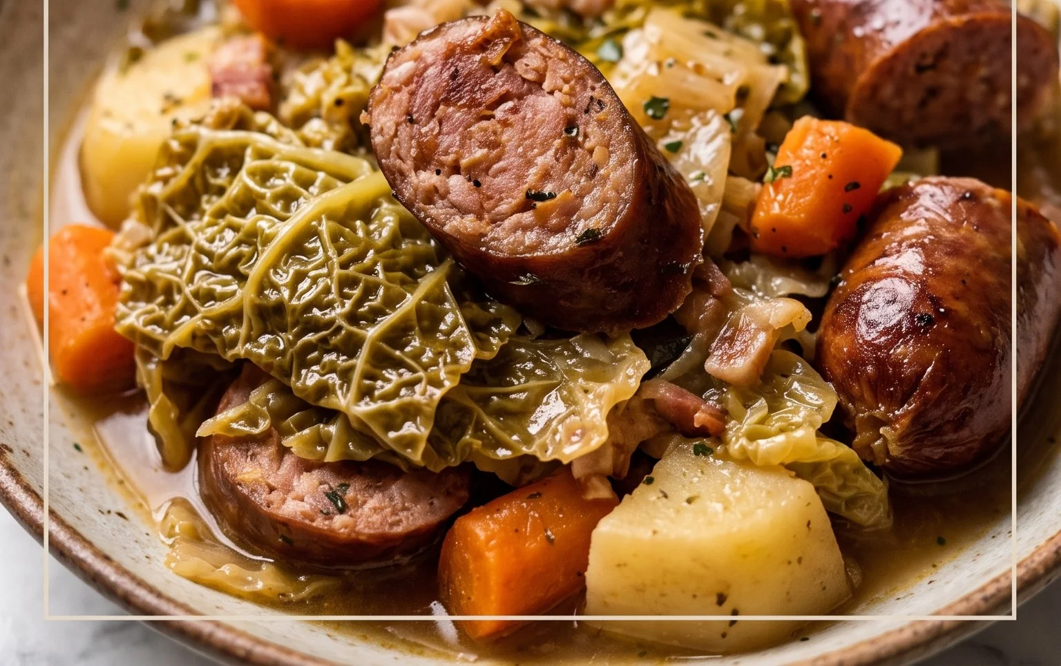 Potée chou saucisse de Morteau