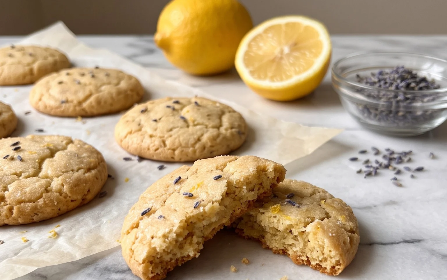 Biscuits Citron Lavande : Recette Facile et Parfumée