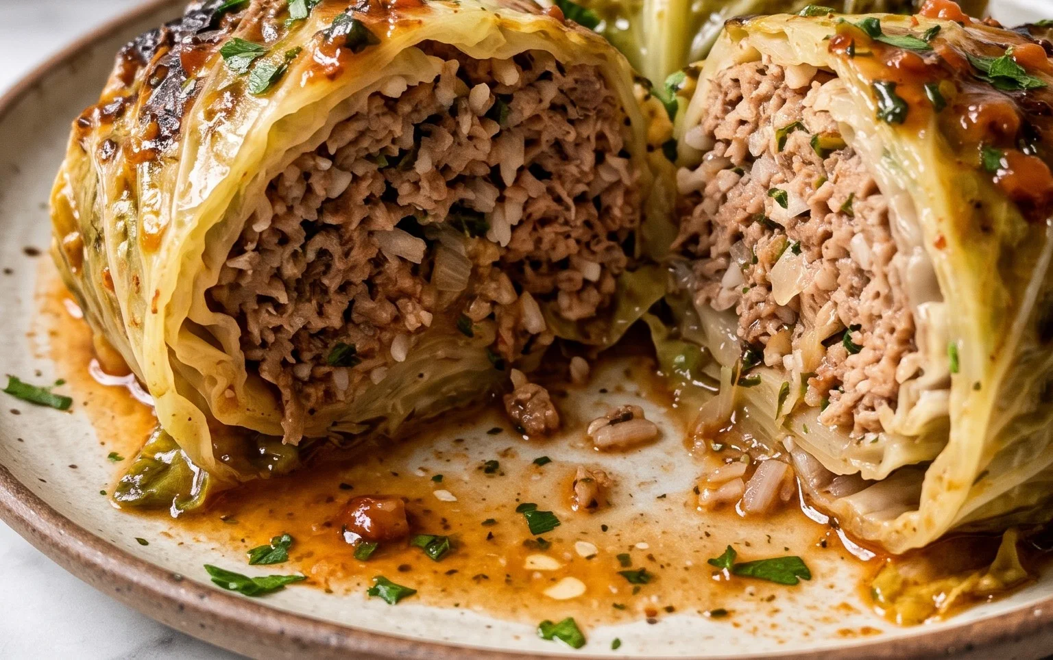 Choux farcis à la viande hachée : Un vrai régal pour les papilles