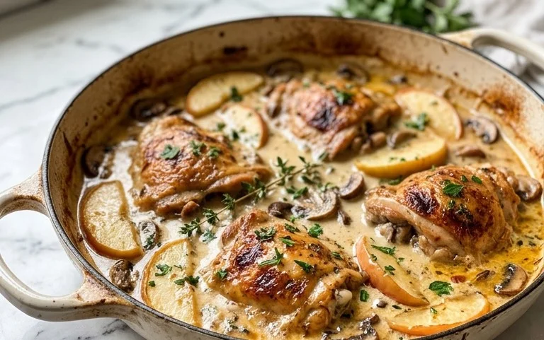 French Chicken Casserole a la Normande