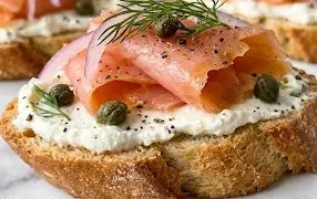 Smoked Salmon Crostini