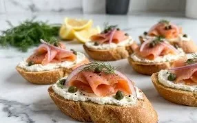 Smoked Salmon Crostini